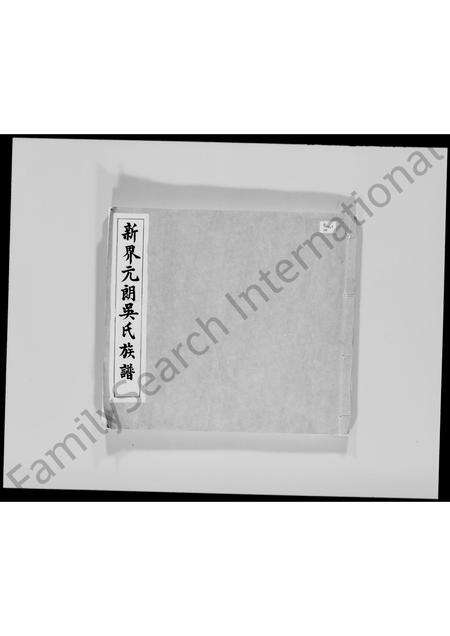 广东吴氏族谱-新界元朗吴氏族谱.pdf电子版预览图2