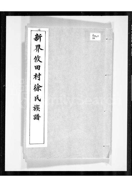 广东徐氏族谱-新界攸田村徐氏族谱.pdf电子版预览图2