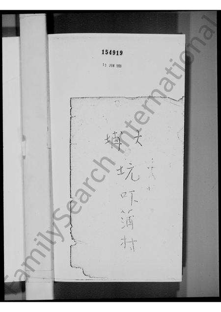 广东林氏族谱-[新界大埔坑吓蒲村]林氏族谱.pdf电子版预览图2