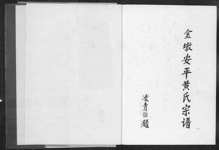 福建黄氏族谱-金墩安平黄氏大宗谱.pdf电子版预览图2