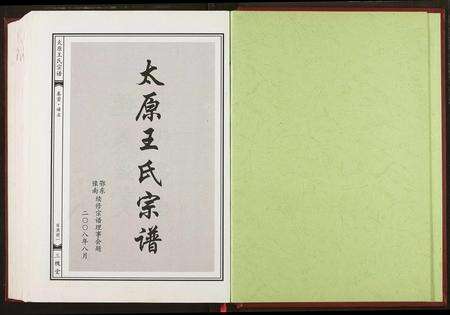 河南王氏族谱-太原王氏宗谱.pdf电子版预览图2