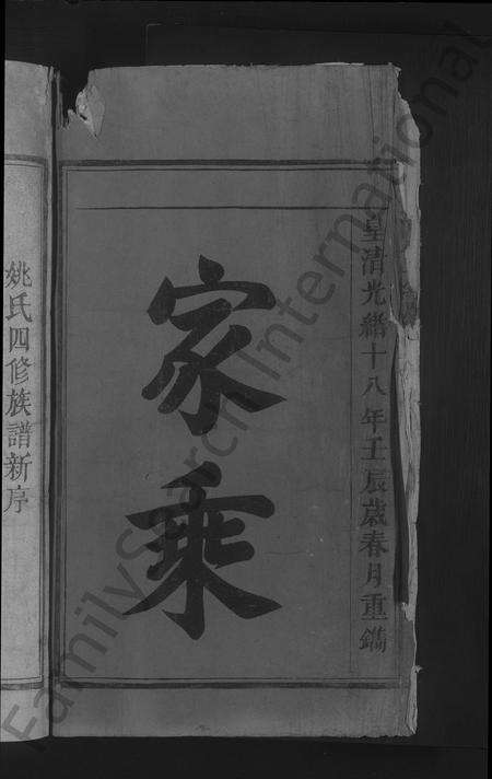 江西、广东姚氏族谱-姚氏四修族谱 [不分卷].pdf电子版预览图2