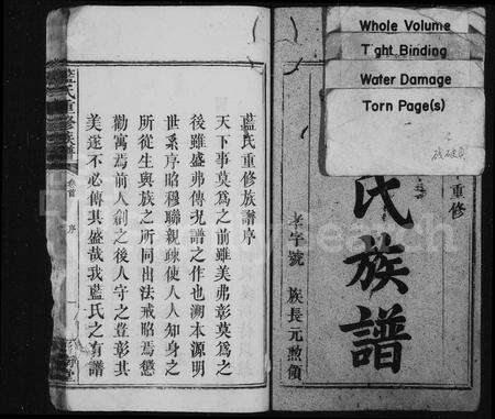 江西、福建蓝氏族谱-蓝氏族谱 [18卷,首末各1卷].pdf电子版预览图2