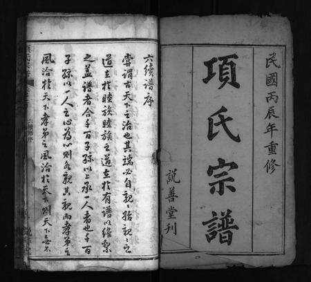 河南项氏族谱-项氏宗谱 [16卷,首1卷].pdf电子版预览图2