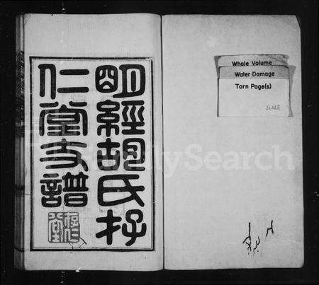 安徽胡氏族谱-明经胡氏存仁堂支谱[4卷首1卷].pdf电子版预览图2