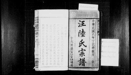 安徽汪氏陆氏汪陆氏族谱-汪陆氏宗谱 [21卷,首2卷].pdf电子版预览图2