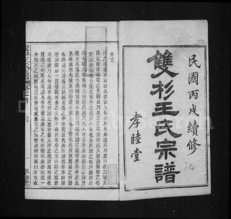 安徽王氏族谱-太原双杉王氏支谱[20卷].pdf电子版预览图2