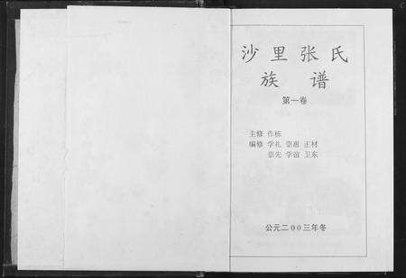 江西张氏族谱-沙里张氏族谱.pdf电子版预览图2