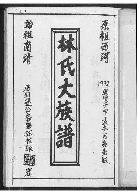 福建林氏族谱-林氏大族谱.pdf电子版预览图2