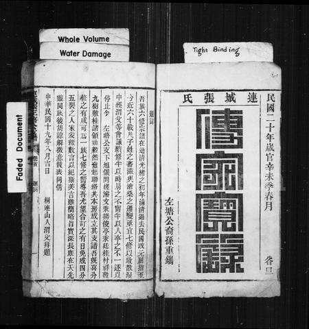 安徽张氏族谱-连城张氏支谱.pdf电子版预览图2