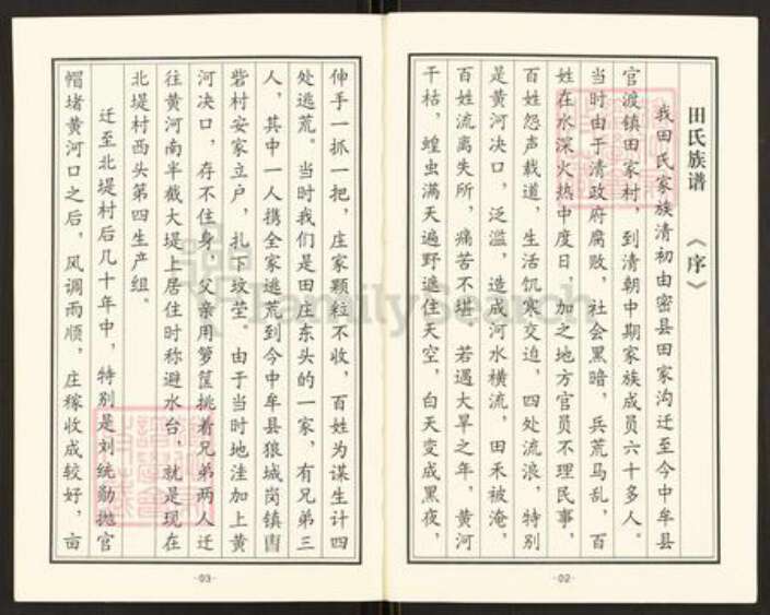 河南省郑州市中牟县田氏族谱-田氏家谱.pdf电子版预览图2