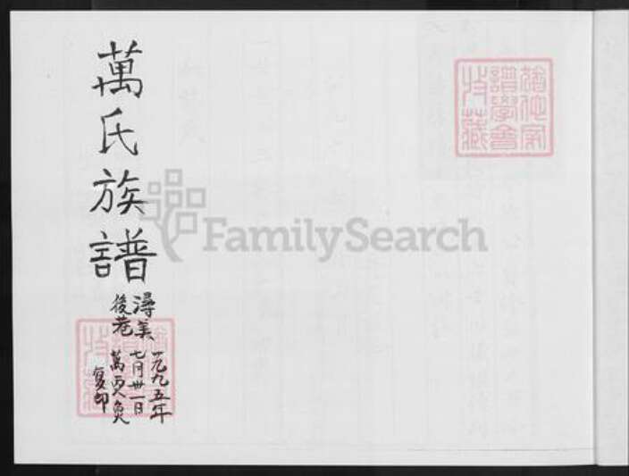 福建省泉州市丰泽区万氏族谱-浔美后巷万氏族谱.pdf电子版预览图2