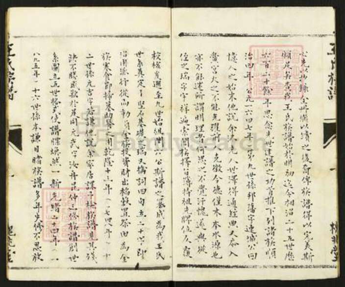 江苏省扬州市仪征市大仪镇王氏槐兆堂族谱-王氏族谱.pdf电子版预览图2