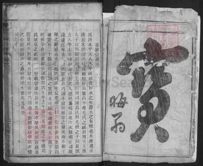 浙江省金华市浦江县前吴乡毛氏族谱-浦阳毛氏宗谱.pdf电子版预览图2
