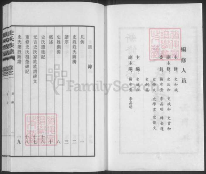 山西省阳泉市盂县上社镇史氏忠烈堂族谱-新修大峪史氏族谱.pdf电子版预览图2