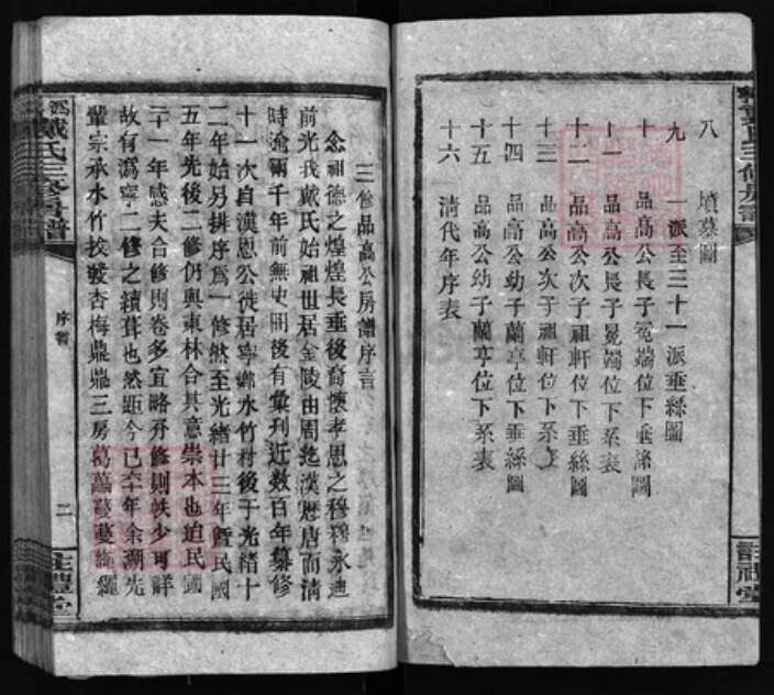 湖北省黄冈市红安县戴氏族谱-沩宁戴氏三修房谱 [1卷].pdf电子版预览图2