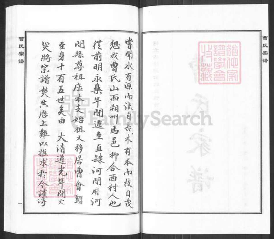 河北省沧州沧县杜生镇曹氏族谱-曹氏家谱.pdf电子版预览图2