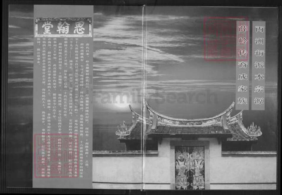 福建省厦门市同安区西柯镇陈氏思翰堂族谱-薛岭陈氏家谱.pdf电子版预览图2