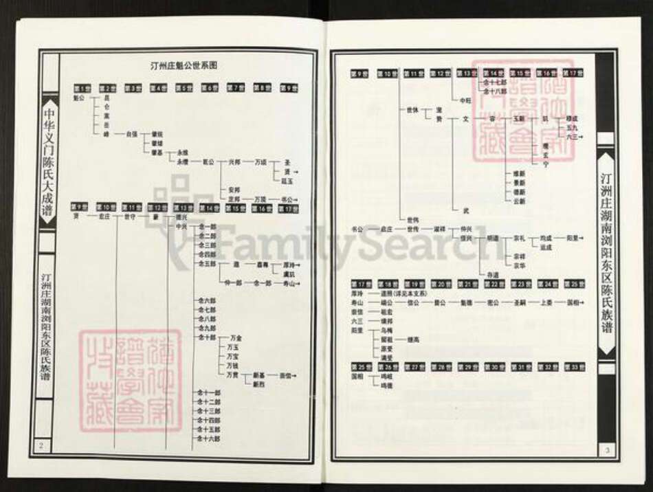 湖南省长沙市浏阳市官渡镇陈氏族谱-中华义门陈氏大成谱.汀州庄湖南浏阳东区陈氏族谱.浏东达浒里佳洞道照支系.pdf电子版预览图2