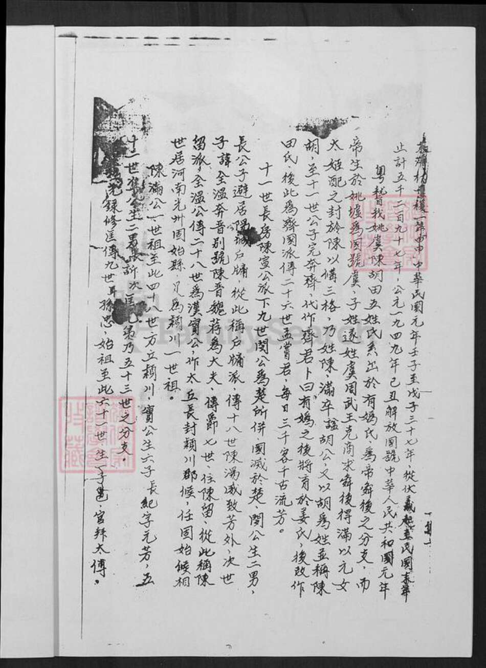 福建省漳州市漳浦县陈氏族谱-陈氏族谱.pdf电子版预览图2