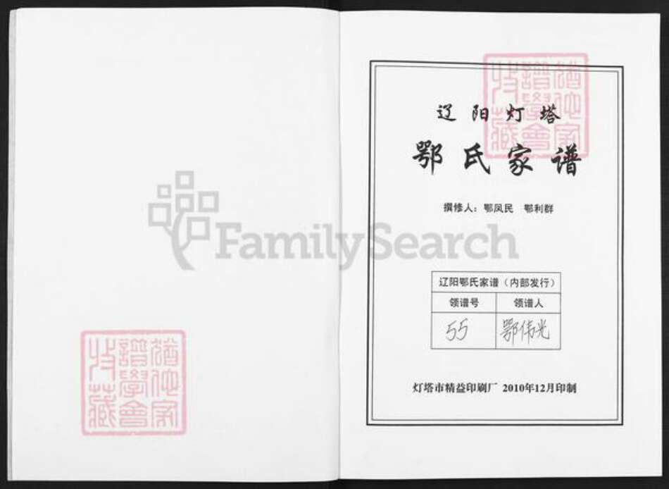 辽宁省辽阳市灯塔市鄂氏安平堂族谱-辽阳灯塔鄂氏家谱.pdf电子版预览图2