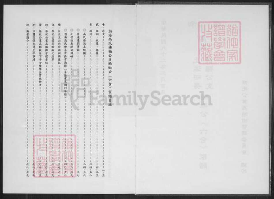 台湾台北市文山区高氏族谱-渤海高氏上派四房佛福公支贻椒公(六合)家谱.pdf电子版预览图2