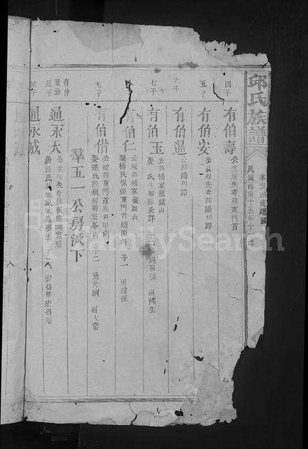 福建邱氏族谱-邱氏族谱 [不分卷].pdf电子版预览图2