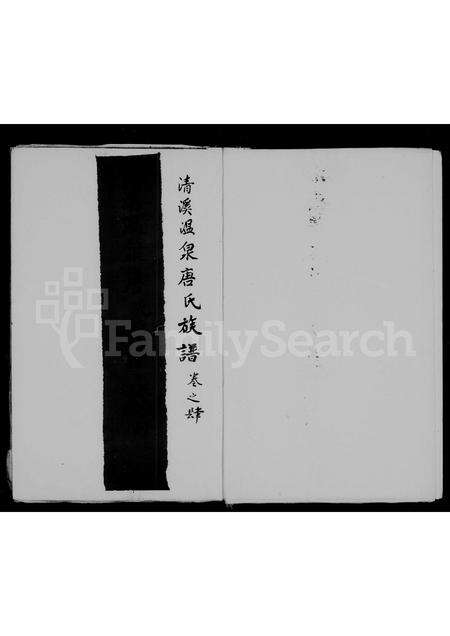 福建唐氏族谱-清溪温泉唐氏族谱.pdf电子版预览图2