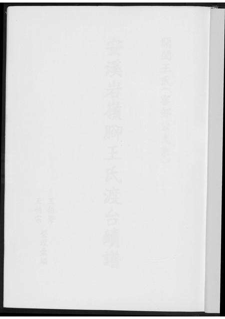 福建王氏族谱-安溪岩岭脚王氏渡台续谱.pdf电子版预览图2