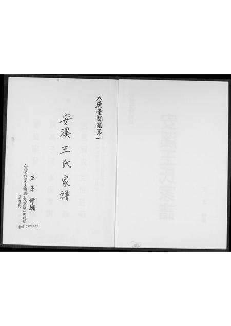 福建王氏族谱-安溪王氏家谱.pdf电子版预览图2