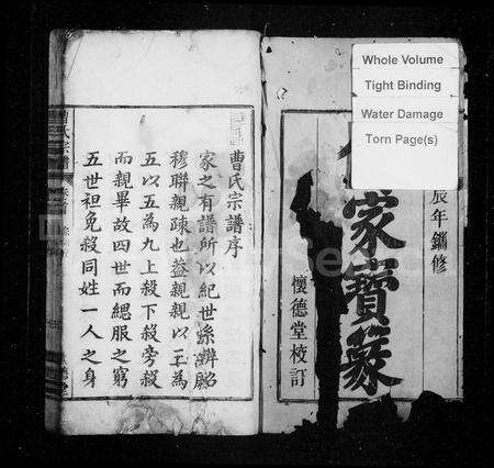 安徽曹氏族谱-曹氏宗谱 [16卷,及卷首末].pdf电子版预览图3