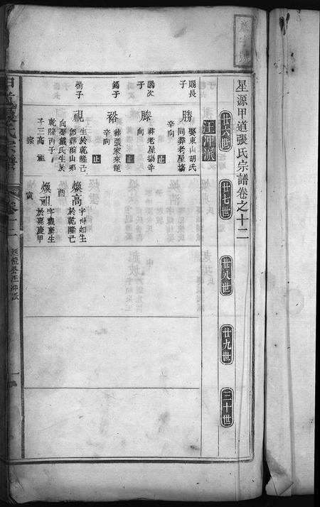 安徽张氏族谱-星源甲道张氏宗谱 [残卷].pdf电子版预览图3