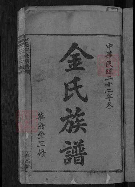 湖南省湘潭市湘乡市毛田镇金氏华渚堂族谱-湘乡金氏三修族谱.pdf电子版预览图3