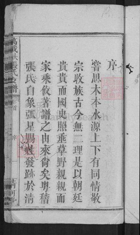 江西省宜春市万载县高村镇张氏清河堂族谱-万载大坳张氏支谱.pdf电子版预览图3