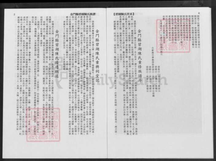 福建省泉州市金门县金湖陈氏族谱-金门县碧湖陈氏族谱.pdf电子版预览图3