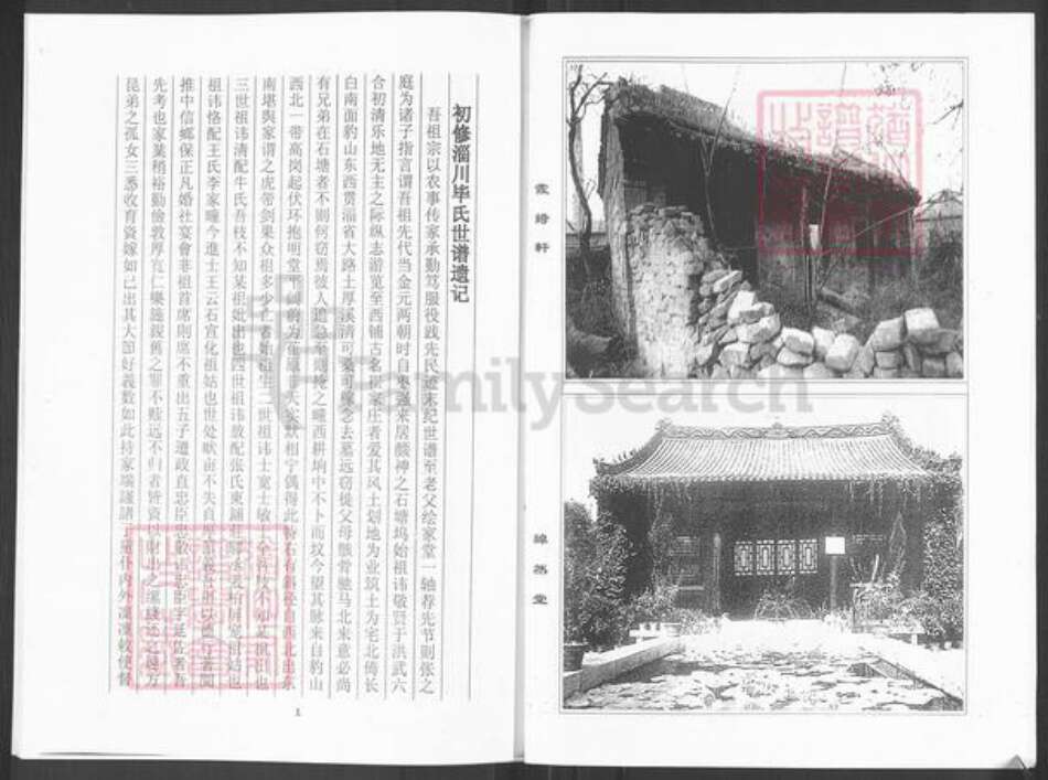 山东省淄博市周村区毕氏族谱-淄西毕氏分支族谱.pdf电子版预览图3