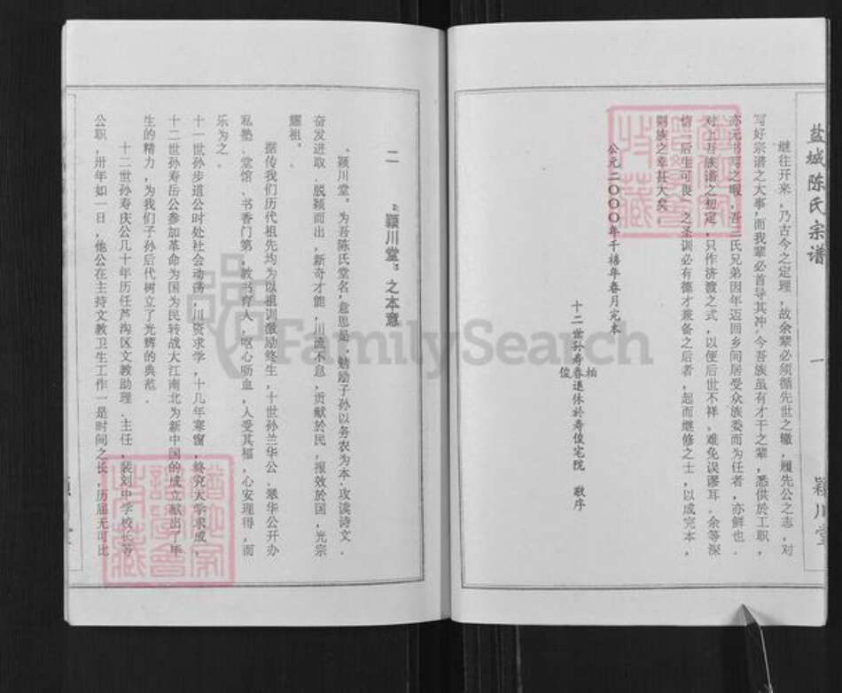 江苏省盐城市建湖县陈氏颖川堂族谱-盐城陈氏宗谱.pdf电子版预览图3