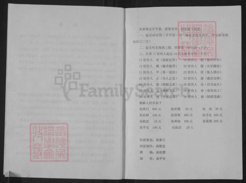 山西省吕梁市交城县高氏族谱-高氏名讳志.pdf电子版预览图3