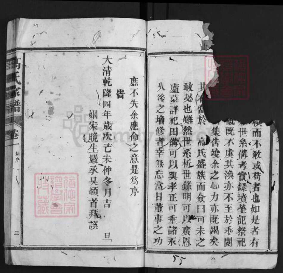 福建省三明市永安市贡川镇高氏族谱-高氏家谱.pdf电子版预览图3