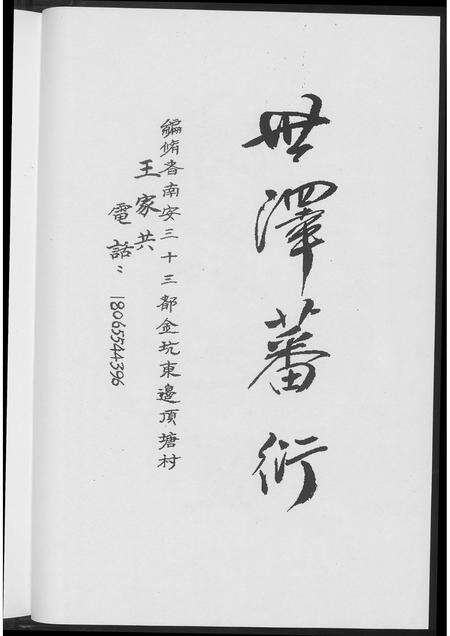 福建王氏族谱-王氏族谱开闽晋江审邽公杂纪.pdf电子版预览图3