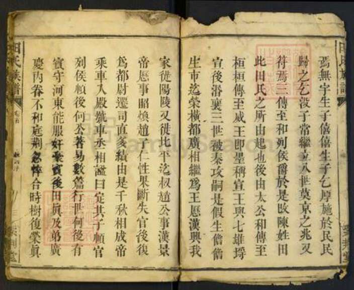 湖北省田氏族谱-田氏族谱[不分卷].pdf电子版预览图4