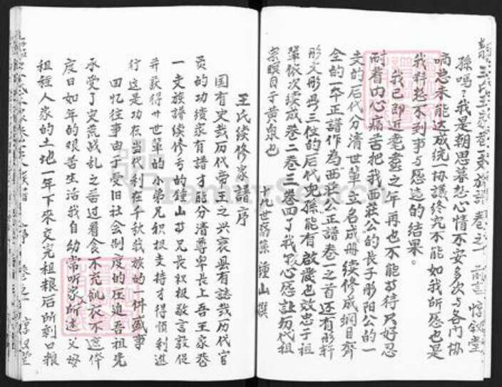 江苏省盐城市亭湖区伍佑街道王氏惇叙堂族谱-王氏宗谱.pdf电子版预览图4