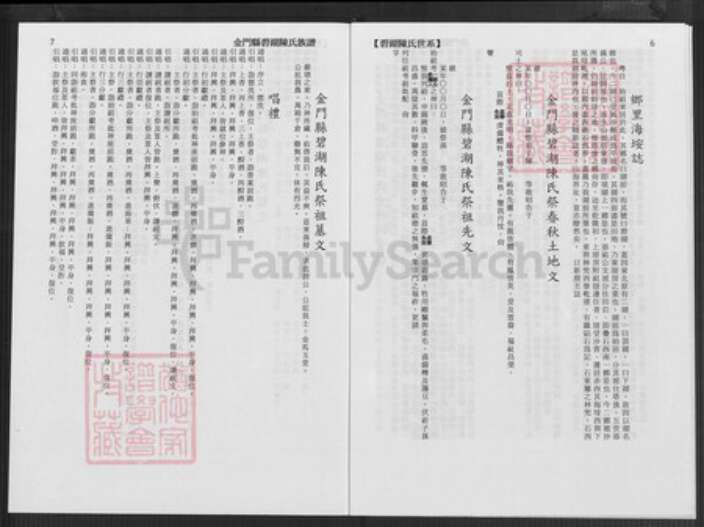 福建省泉州市金门县金湖陈氏族谱-金门县碧湖陈氏族谱.pdf电子版预览图4