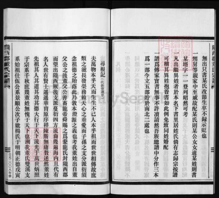 浙江省董氏族谱-陇西郡董氏宗谱 [不分卷].pdf电子版预览图4