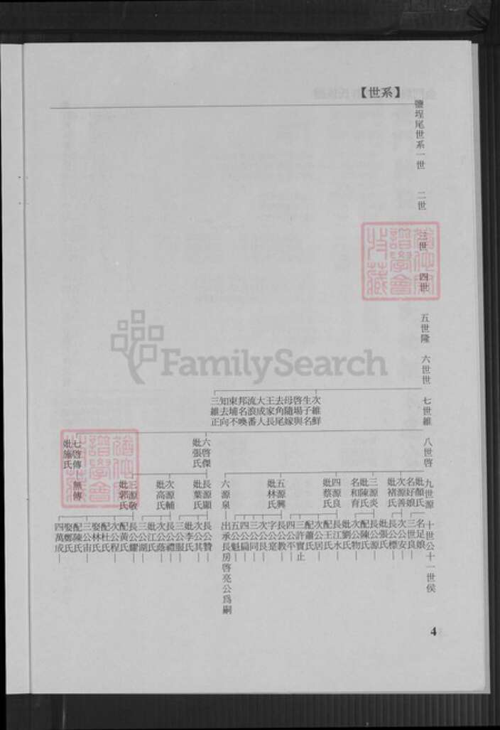 福建省泉州市金门县金城许氏族谱-金门盐埕尾许氏世系图.pdf电子版预览图4