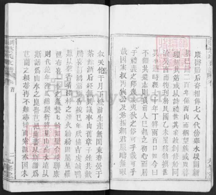 湖北省武汉市新洲区蔡氏九峰堂族谱-冈邑蔡氏支谱.pdf电子版预览图4