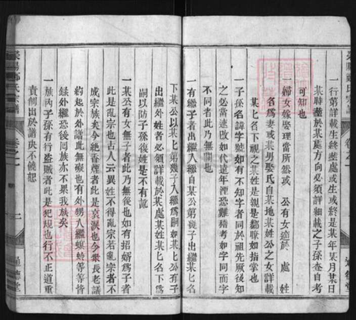 浙江省郑氏族谱-荥阳郑氏宗谱 [残卷].pdf电子版预览图4