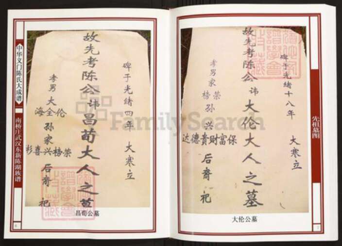 湖北省武汉市陈氏族谱-中华义门陈氏大成谱南桥庄武汉东新陈湖族谱.pdf电子版预览图4