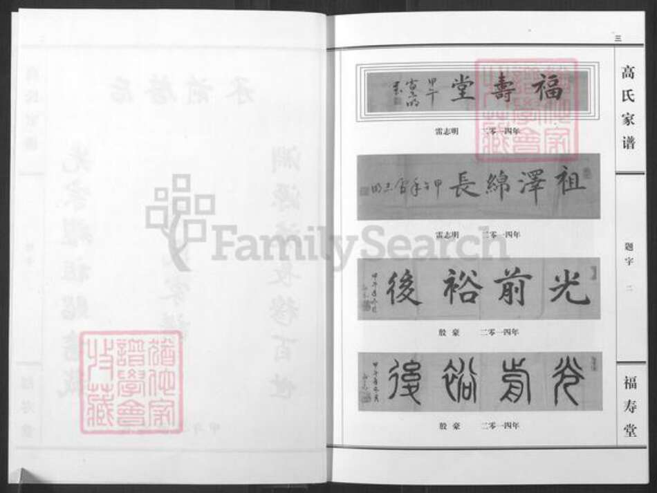 山西省太原市小店区高氏福寿堂族谱-太原高氏家谱.pdf电子版预览图4