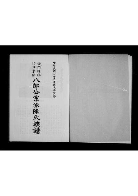 福建陈氏族谱-金门陈坑竹北东势八郎公宗派陈氏族谱.pdf电子版预览图5